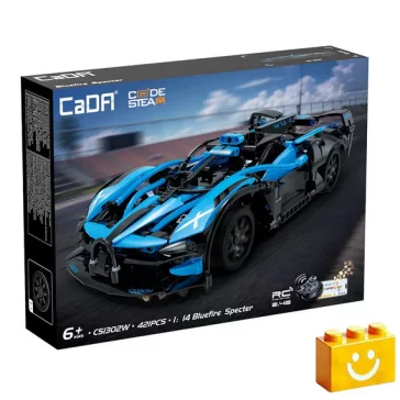   CaDA C51302W – Távirányítós Bluefire Specter sportkocsi – 100% technic-kompatibilis építőjáték