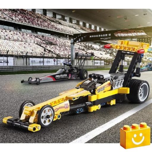 CaDA C52017W - Gyorsulási versenyautó - 100% technic-kompatibilis építőjáték