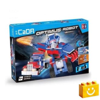   CaDA C52019W - Transformers - Optimus 2 az 1-ben építőjáték - 100% kompatibilis minden más kedvelt márkával