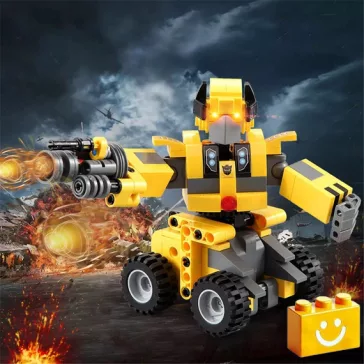   CaDA C52020W - Transformers - Űrdongó 2 az 1-ben építőjáték - 100% kompatibilis minden más kedvelt márkával