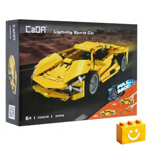 CaDA C52021W - Lighting sárga sportkocsi - 100% technic-kompatibilis építőjáték CaDA C52021W - Lighting sárga sportkocsi - 100% technic-kompatibilis építőjáték