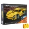 CaDA C52021W - Lighting sárga sportkocsi - 100% technic-kompatibilis építőjáték