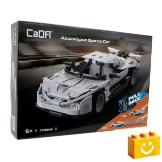   CaDA C52026W - Apocalypse fehér sportkocsi - 100% technic-kompatibilis építőjáték
