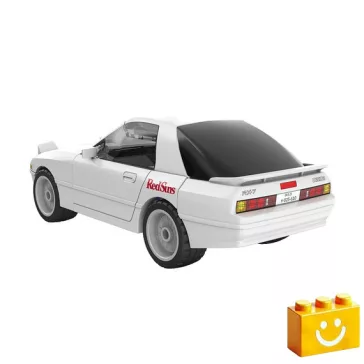   CaDA C55016W - Initial-D Mazda RX7-FC3S sportautó építőjáték - 100% kompatibilis minden más kedvelt márkával