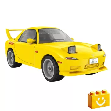   CaDA C55017W - Initial-D Mazda RX7-FD3S sportautó építőjáték - 100% kompatibilis minden más kedvelt márkával