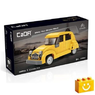   CaDA C55021W - Citroen 2CV - kacsa építőjáték - 100% kompatibilis minden más kedvelt márkával