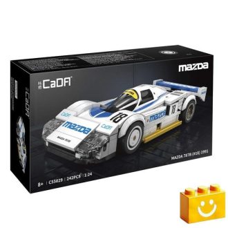   CaDA C55029W - Mazda 787B versenyautó építőjáték - 100% kompatibilis minden más kedvelt márkával