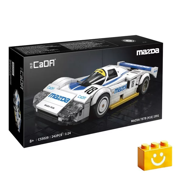 CaDA C55029W - Mazda 787B versenyautó építőjáték - 100% kompatibilis minden más kedvelt márkával CaDA C55029W - Mazda 787B versenyautó építőjáték - 100% kompatibilis minden más kedvelt márkával