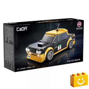   CaDA C55035W - Fiat 131 Abarth versenyautó - 100% kompatibilis minden más kedvelt márkával
