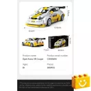 CaDA C55036W - Opel Astra V8 Coupé versenyautó - 100% kompatibilis minden más kedvelt márkával