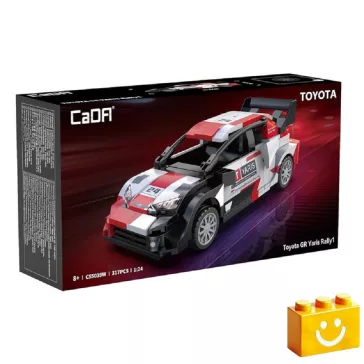   CaDA C55039W - Toyota GR Yaris Rally1 versenyautó - 100% kompatibilis minden más kedvelt márkával