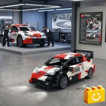   CaDA C55039W - Toyota GR Yaris Rally1 versenyautó - 100% kompatibilis minden más kedvelt márkával