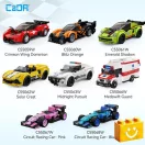 CaDA C55048W - 8 db-os mini jármű- és versenyautó gyűjtőcsomag viszonteladóknak - 100% kompatibilis minden más kedvelt márkával