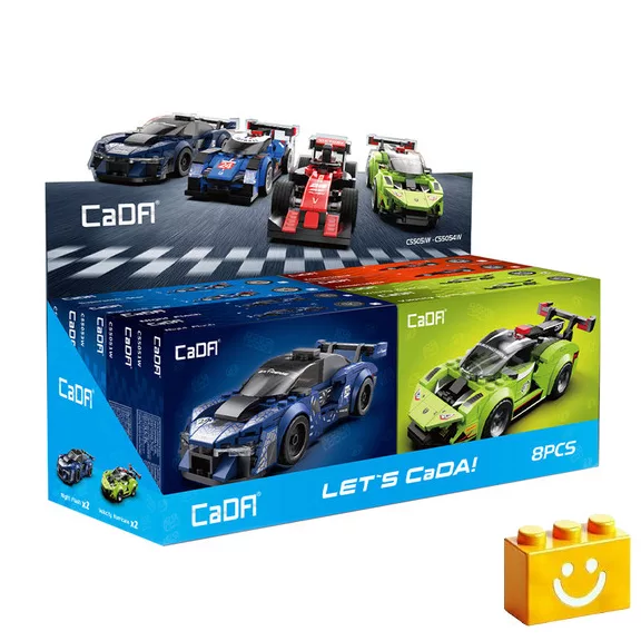 CaDA C55050W - 4 féle CaDA sportautó gyűjtőcsomag viszonteladóknak - 100% kompatibilis minden más kedvelt márkával CaDA C55050W - 4 féle CaDA sportautó gyűjtőcsomag viszonteladóknak - 100% kompatibilis minden más kedvelt márkával