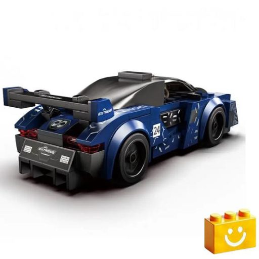 CaDA C55051W - Night Flash versenyautó építőjáték - 100% kompatibilis minden más kedvelt márkával