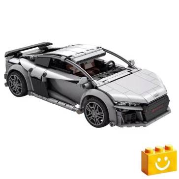   CaDA C57012W - Távirányítós Audi R8 Coupe sportkocsi - 100% technic-kompatibilis építőjáték