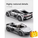 CaDA C57012W - Távirányítós Audi R8 Coupe sportkocsi - 100% technic-kompatibilis építőjáték CaDA C57012W - Távirányítós Audi R8 Coupe sportkocsi - 100% technic-kompatibilis építőjáték