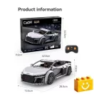 CaDA C57012W - Távirányítós Audi R8 Coupe sportkocsi - 100% technic-kompatibilis építőjáték CaDA C57012W - Távirányítós Audi R8 Coupe sportkocsi - 100% technic-kompatibilis építőjáték