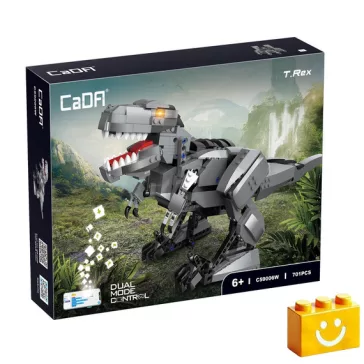  CaDA C59006W - Távirányítós Sétáló T-Rex - 100% technic-kompatibilis építőjáték