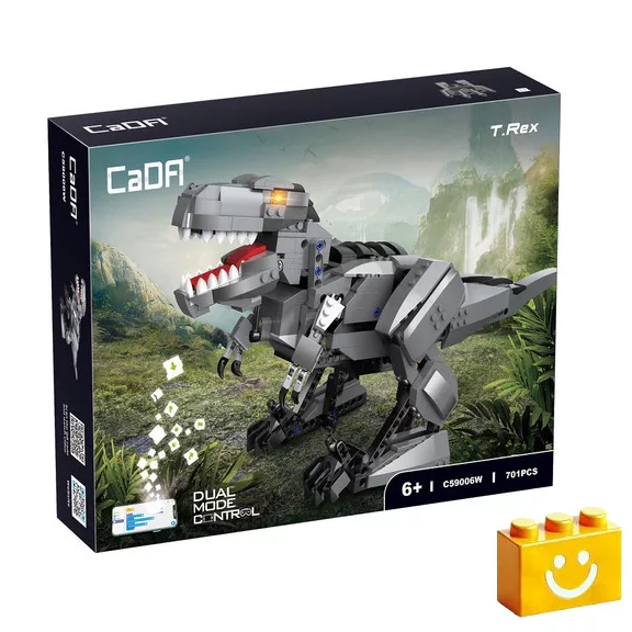 CaDA C59006W - Távirányítós Sétáló T-Rex - 100% technic-kompatibilis építőjáték CaDA C59006W - Távirányítós Sétáló T-Rex - 100% technic-kompatibilis építőjáték