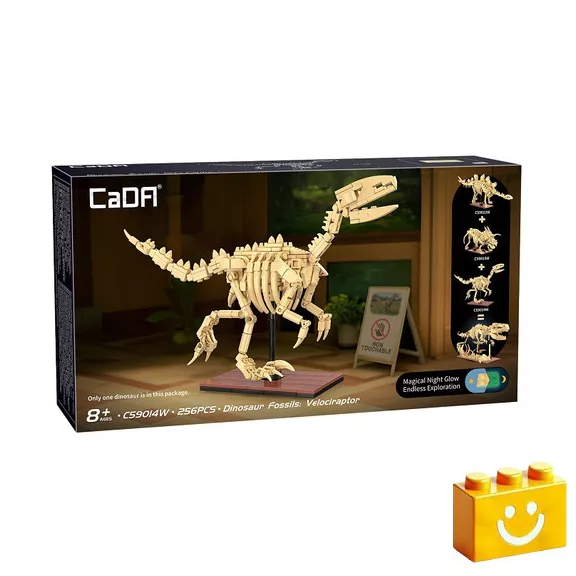 CaDA C59014W – Dinoszaurusz Fossília: Velociraptor modell - 100% kompatibilis minden más kedvelt márkával CaDA C59014W – Dinoszaurusz Fossília: Velociraptor modell - 100% kompatibilis minden más kedvelt márkával