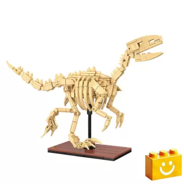   CaDA C59014W – Dinoszaurusz Fossília: Velociraptor modell - 100% kompatibilis minden más kedvelt márkával