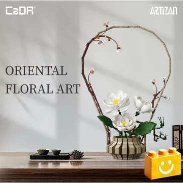   CaDA C59026W - Artizan - Téli virágok - 100% kompatibilis minden más kedvelt márkával