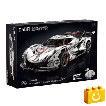  CaDA C61053W - Távirányítós Helios Supercar - 100% technic-kompatibilis építőjáték