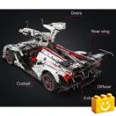 CaDA C61053W - Távirányítós Helios Supercar - 100% technic-kompatibilis építőjáték CaDA C61053W - Távirányítós Helios Supercar - 100% technic-kompatibilis építőjáték