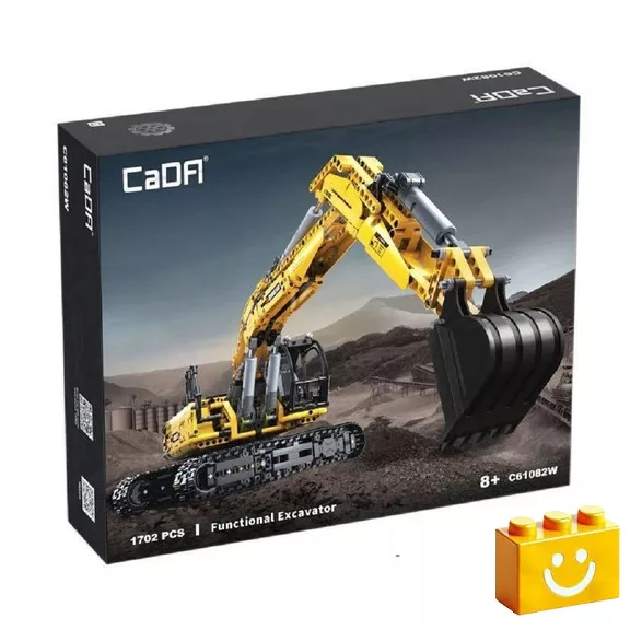 CaDA C61082W - Kotrógép - Exkavátor - 100% technic-kompatibilis építőjáték CaDA C61082W - Kotrógép - Exkavátor - 100% technic-kompatibilis építőjáték