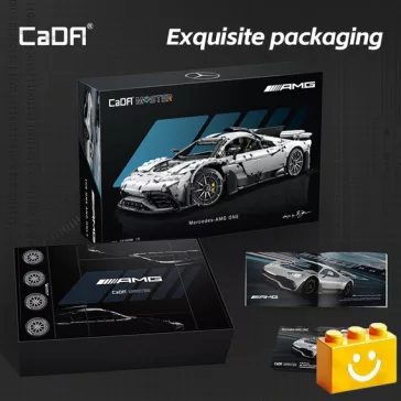   CaDA C61503W - Távirányítós Mercedes-AMG ONE - 100% technic-kompatibilis építőjáték