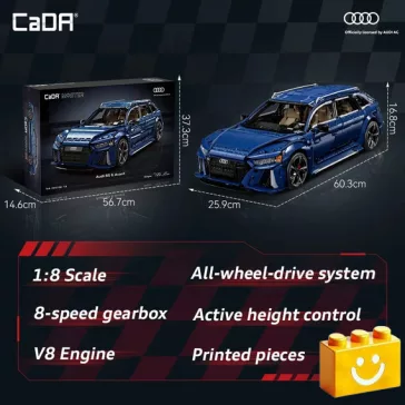   CaDA C61515W - Audi RS6 Avant - 100% technic-kompatibilis építőjáték