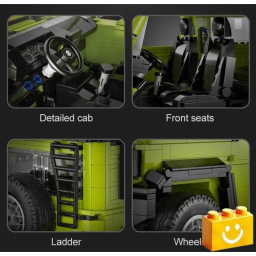 CaDA C62001W – Suzuki Jimny Terepjáró – 100% technic-kompatibilis építőjáték