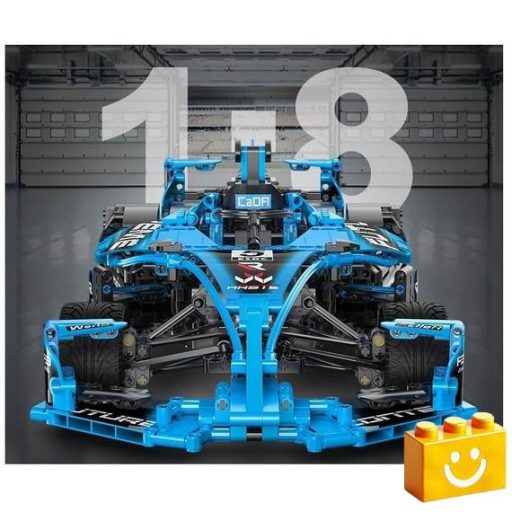 CaDA C64004W – Formula-E versenyautó – 100% technic-kompatibilis építőjáték