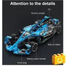 CaDA C64004W – Formula-E versenyautó – 100% technic-kompatibilis építőjáték
