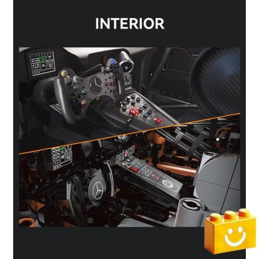 CaDA C64008W – Mercedes-AMG GT3 – 100% technic-kompatibilis építőjáték