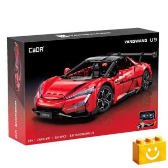   CaDA C64011W – BYD YangWang U9 szuperautó – 100% technic-kompatibilis építőjáték