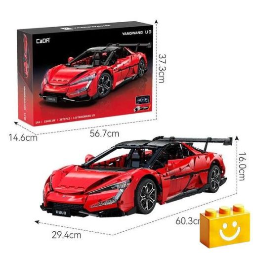 CaDA C64011W – BYD YangWang U9 szuperautó – 100% technic-kompatibilis építőjáték