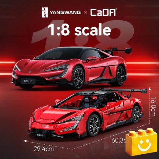 CaDA C64011W – BYD YangWang U9 szuperautó – 100% technic-kompatibilis építőjáték