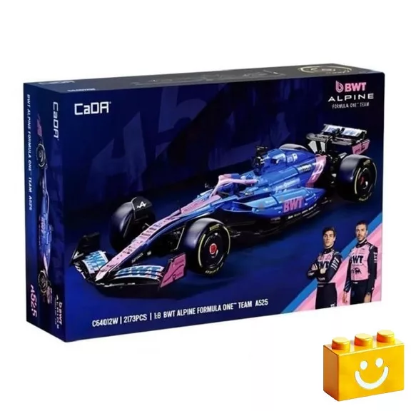 CaDA C64012W - BWT Alpine A525 F1 Team - 100% technic-kompatibilis építőjáték CaDA C64012W - BWT Alpine A525 F1 Team - 100% technic-kompatibilis építőjáték