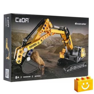   CaDA C65003W - Markológép -Exkavátor - 100% technic-kompatibilis építőjáték