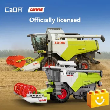   CaDA C65014W - CLAAS Dominator 370 kombájn - 100% technic-kompatibilis építőjáték