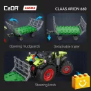 CaDA C65015W - CLAAS Arion 660 traktor utánfutóval - 100% technic-kompatibilis építőjáték CaDA C65015W - CLAAS Arion 660 traktor utánfutóval - 100% technic-kompatibilis építőjáték