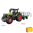 CaDA C65015W - CLAAS Arion 660 traktor utánfutóval - 100% technic-kompatibilis építőjáték CaDA C65015W - CLAAS Arion 660 traktor utánfutóval - 100% technic-kompatibilis építőjáték