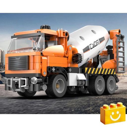 CaDA C65021W - Betonkeverő teherautó - 100% technic-kompatibilis építőjáték