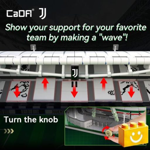 CaDA C66021W – Juventus Allianz Stadion – 100% kompatibilis minden más kedvelt márkával