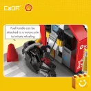 CaDA C66028W - Shell önkiszolgáló benzinkút építőkészlet - 100% kompatibilis minden más kedvelt márkával CaDA C66028W - Shell önkiszolgáló benzinkút építőkészlet - 100% kompatibilis minden más kedvelt márkával