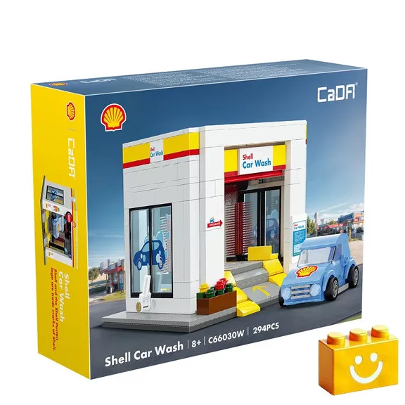 CaDA C66030W – Shell autómosó építőkészlet - 100% kompatibilis minden más kedvelt márkával CaDA C66030W – Shell autómosó építőkészlet - 100% kompatibilis minden más kedvelt márkával