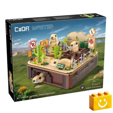   CaDA C71008W - Mormota Életvilág - 100% technic-kompatibilis építőjáték