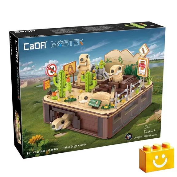 CaDA C71008W - Mormota Életvilág - 100% technic-kompatibilis építőjáték CaDA C71008W - Mormota Életvilág - 100% technic-kompatibilis építőjáték